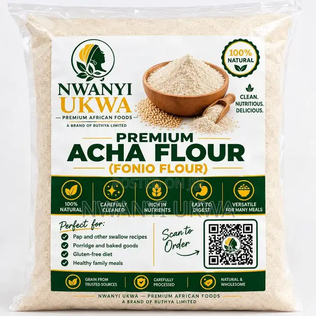 Acha Flour (Fonio Flour) Mai Inganci 3kg - 1