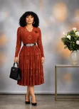 Issey Miyake Classic Red Gown - Free Size - 2