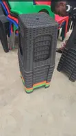 Plastic Stool - Black - 1