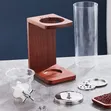 3.5L Commercial Cereal Dispenser with Wooden Stand - 2