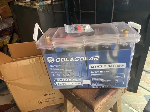 3.6kWh 12V Cola Solar Lithium Iron Battery - 1