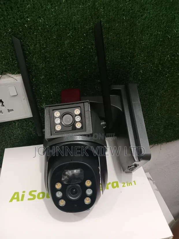 Eseecloud Solar CCTV Camera with Dual Lens - 1