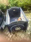 Football Themed Play Yard with Baby Bath & Car - 2