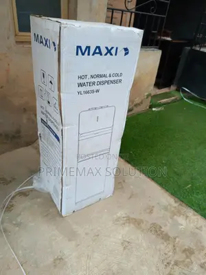 Maxi 1663s-W Water Dispenser: Child Safety Lock & Stainless Steel