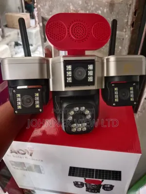 Hieasy 4-Lens CCTV Camera mai Panel Biyu & Baturi 8