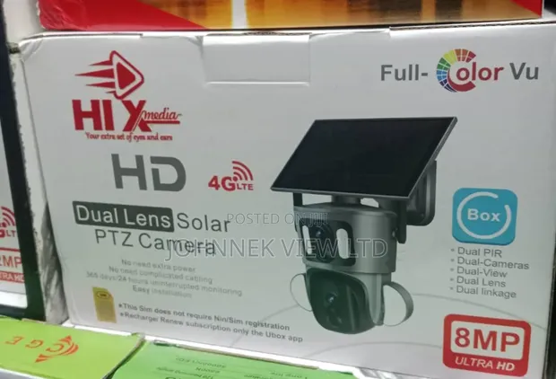 Dual Lens Solar PTZ Camera - 1