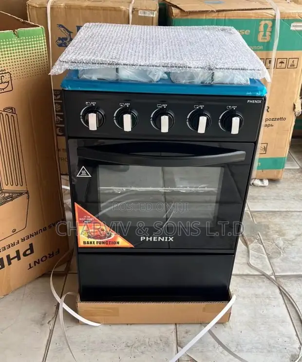 4 Burner Standing Cooker with Oven (60x60cm) - 1