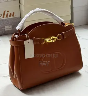 Brown Luxury Handbag - Genuine Leather