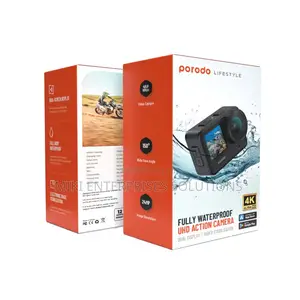 Porodo UHD Dual Display Action Camera