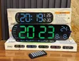 Digital LED Wall Clock mai Nuna Zafin Jiki - 2