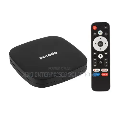 Porodo Android TV Box 1080p Mai Rarraba Bidiyo - 1