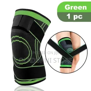 Green Elastic Knee Support Brace