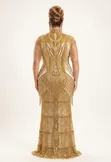 Rimat Enterprise Babban Zinare Hannu-Wanda Aka Yiwa Gyaran Jiki Ga Gown Ɗaurin Aure - 1