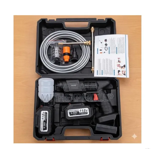 World Choice High Pressure Cordless Car Washing Machine 118V - 1