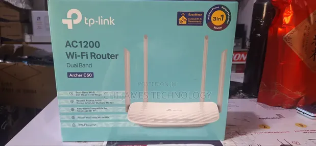 TP-Link AC1200 Dual Band Wi-Fi Router Archer C50 - 1