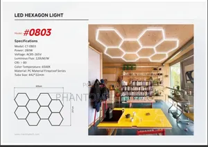 Linear LED Hexagon Light Set