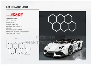 LED 6-Set Linear Hexagon Lighting