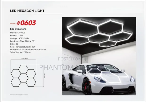 LED Hexagon Linear Lighting - 1