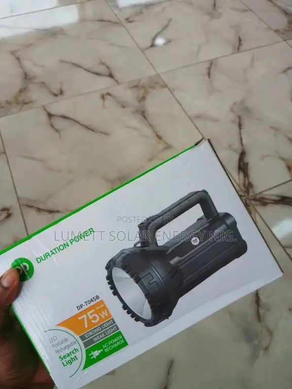 DP Portable Rechargeable LED Torch Light - 1