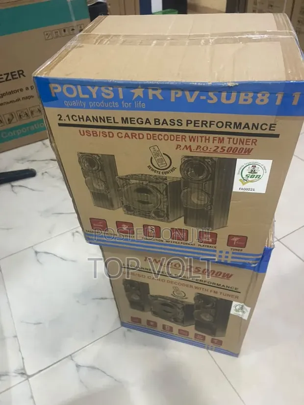 Polystar PV-SUB811 Home Theater System - 1
