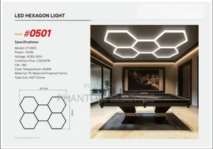 5-Set LED Hexagon Linear Lighting