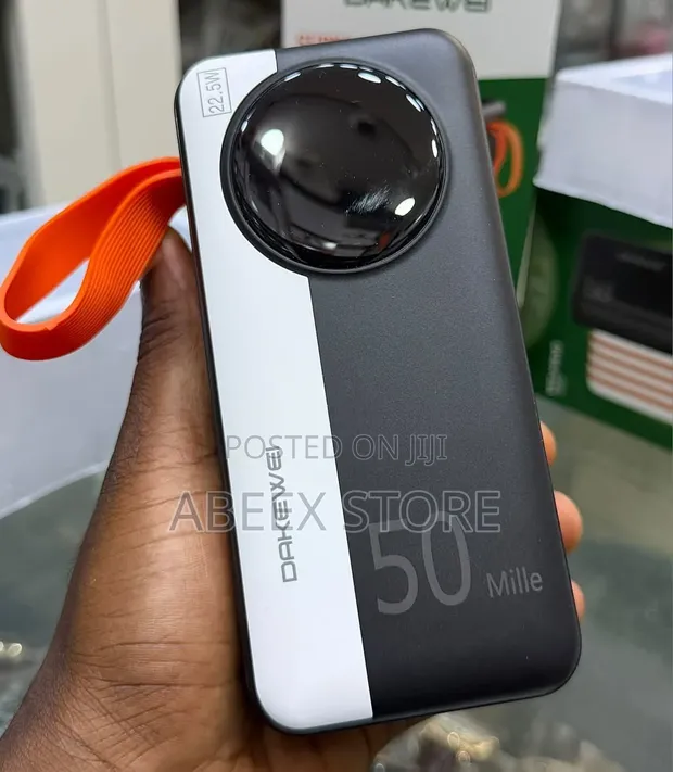 50,000mAh High Capacity Power Bank with Built-in Fast Charging Cable - 1
