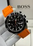 Boss Automatic Quality Luxury Rubber Strap Wristwatch - 2