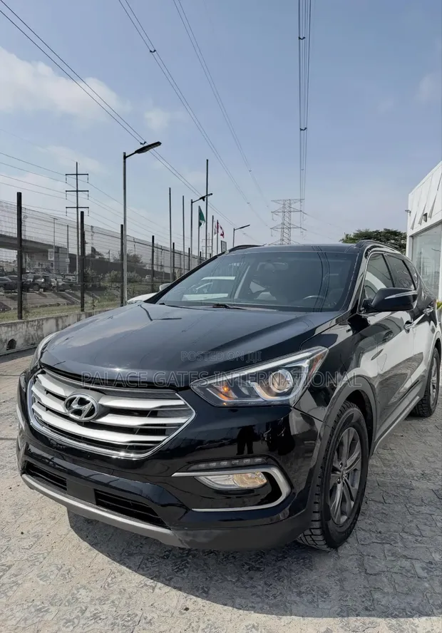 2018 Hyundai Santa Fe SE AWD Baƙi - 1