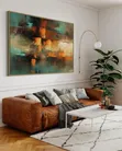 Organic Motion Art - Large Abstract Print - 1