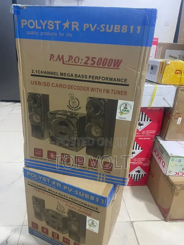 Polystar PV-SUB811 Entertainment Sound System - 1