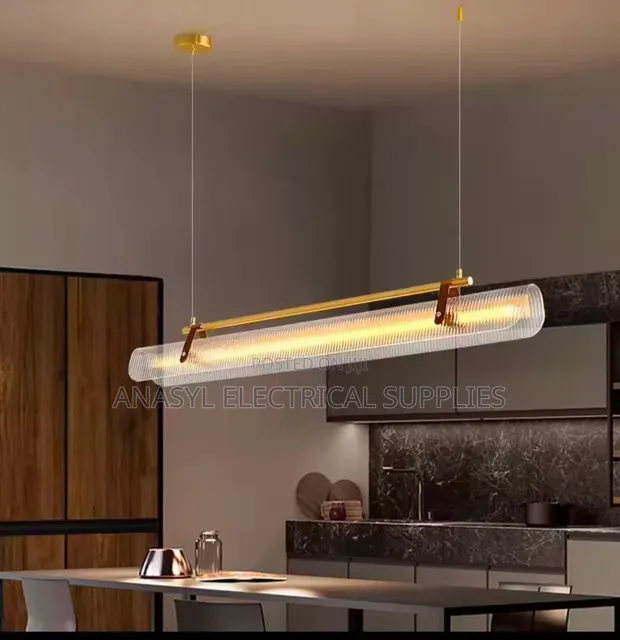 Modern Linear Island Pendant Light - 1