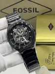 Fossil Chain Wristwatch Mai Inganci Mai Kyau - 2
