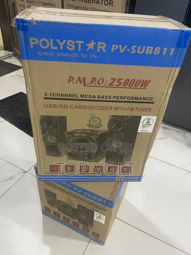 Polystar PV-SUB811 Clear Sound Home Theatre System - 1