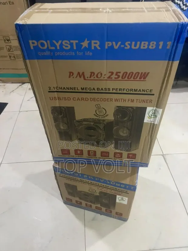 Polystar PV-SUB811 Cikakken Home Theatre System - 1