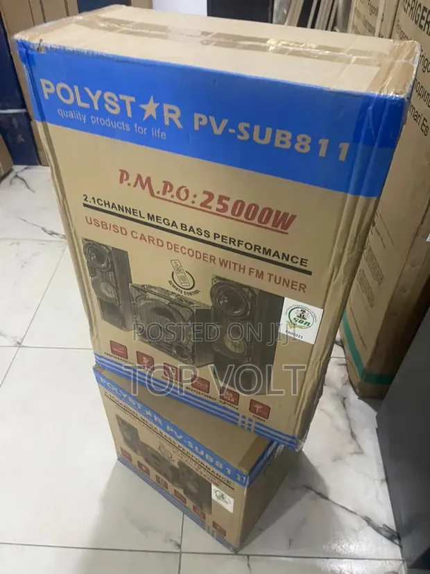 Polystar PV-SUB811 Modern Home Theatre System - 1