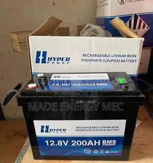 Hyper Power 12.8V 200Ah LiFePO4 Lithium Battery - 2.56kWh