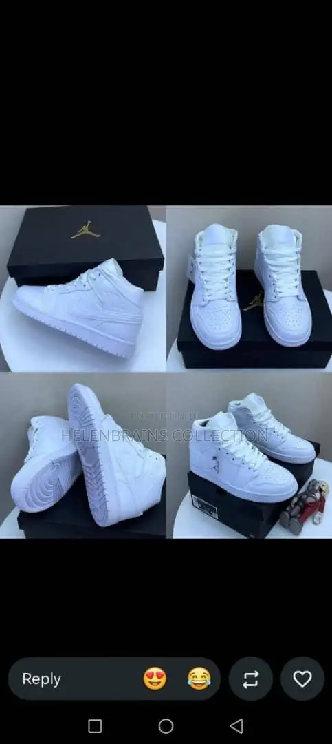 White Nike Ankle Sneakers - Size 45 - 1
