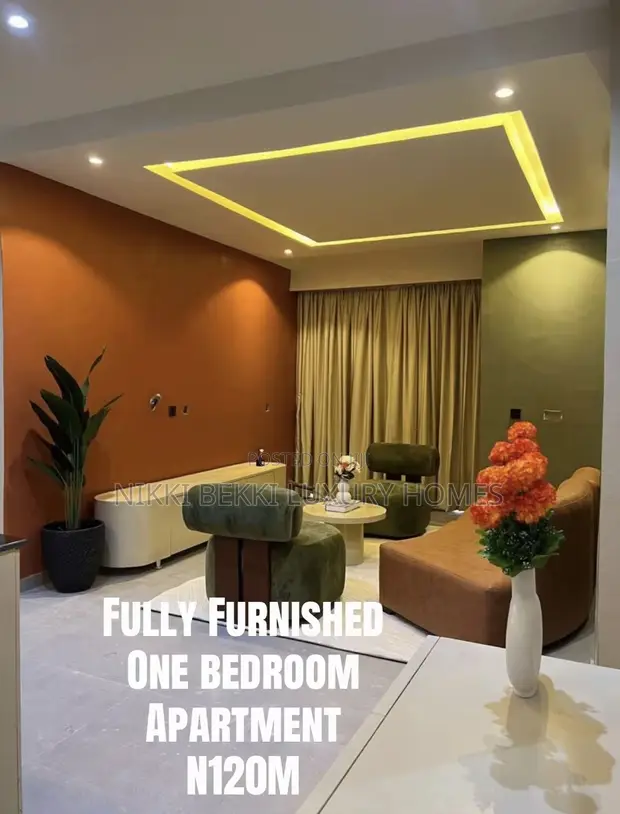 Furnished 1-Bedroom Apartment a cikin Kyakkyawan Estate, Ajah - 1