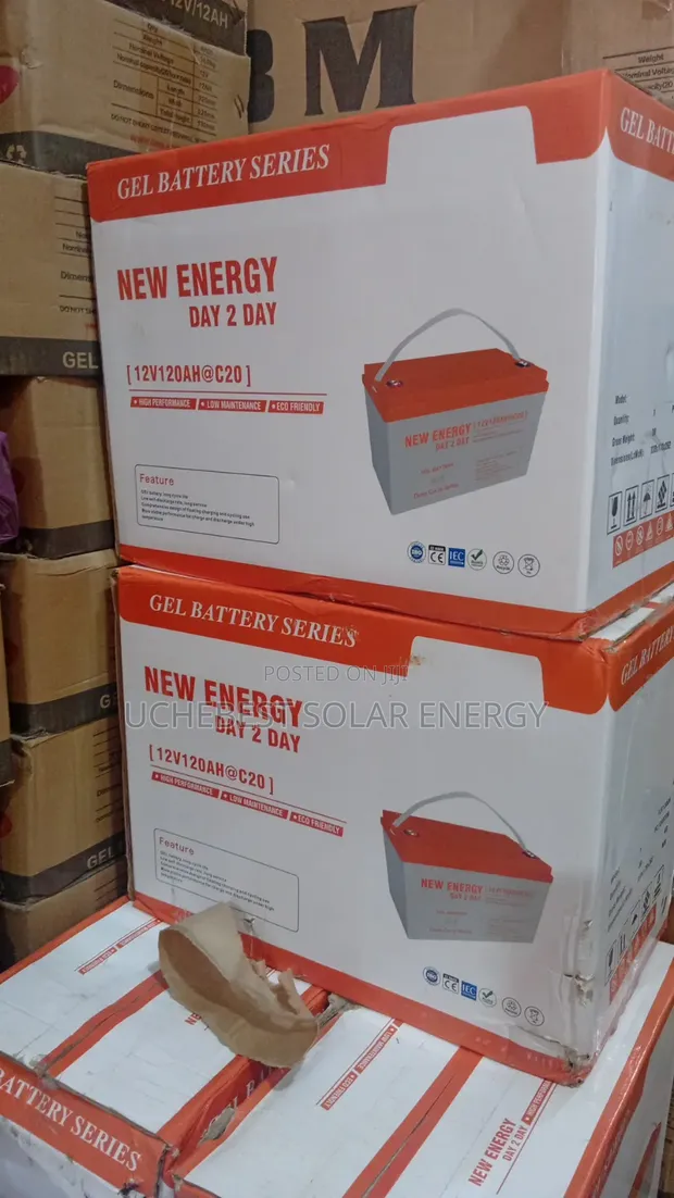 New 120Ah 12V Deep Cycle Dry Cell Batteries - 1