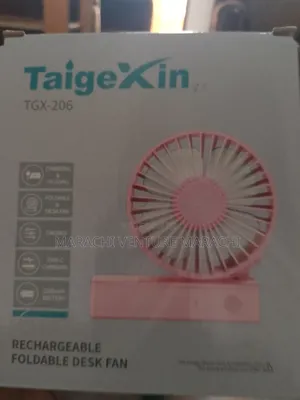 Rechargeable Foldable Desk Fan