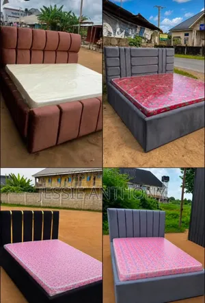 6x6 Bedframe and Quality Orthopedic Mattress