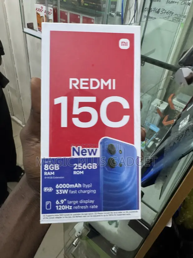New Xiaomi Redmi 15C 4G 256GB Black - 1