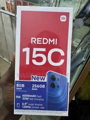 New Xiaomi Redmi 15C 4G 256GB Black