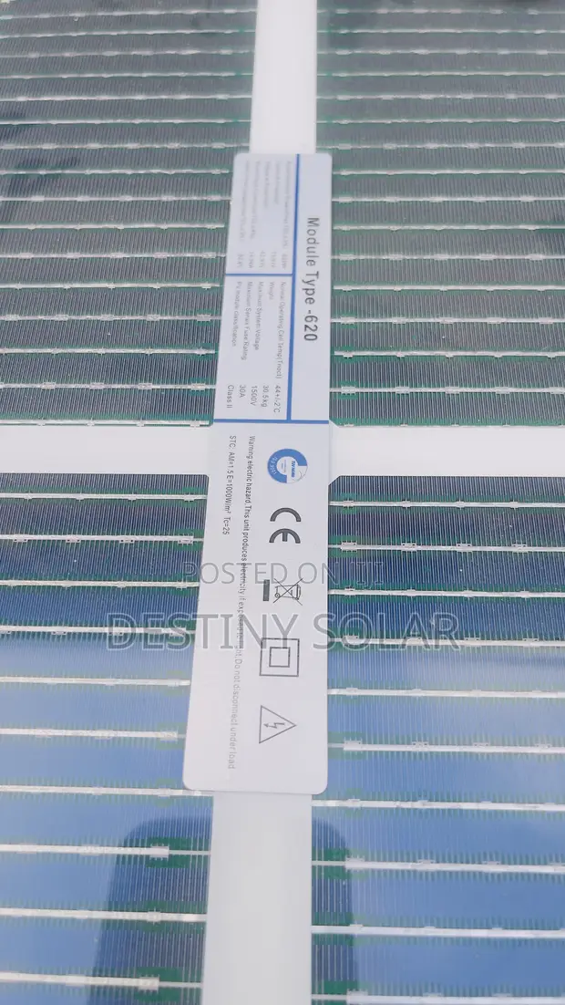 Anita Shade 620W Solar Panel (144 Cells, High Voltage) - 1
