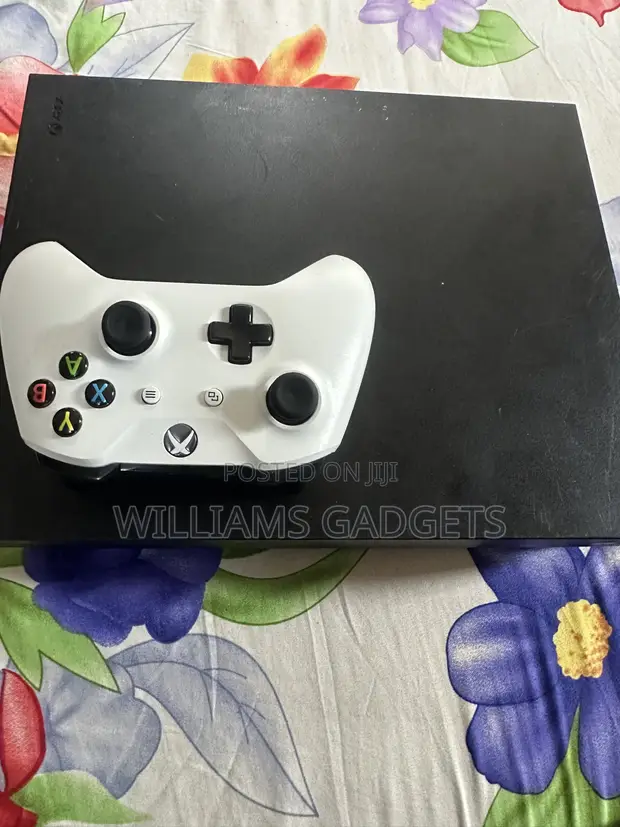 Xbox One X 1TB with Wireless Controller and Games - 1