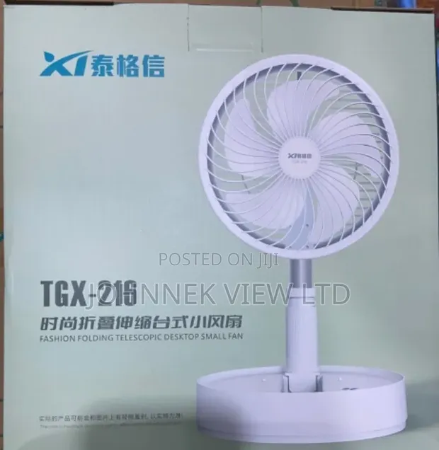Rechargeable Solar Table Fan - 1