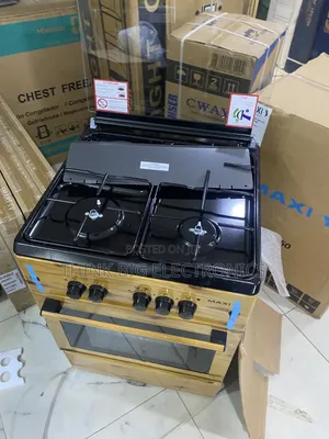 Maxi 60x60 (3+1) Standing Gas Cooker with Oven - Wood Design