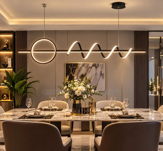 Luxury Dining Table Chandelier - 1