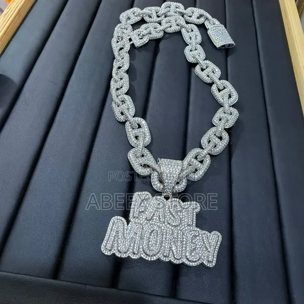 Non-Tarnish Zirconia Iced Out Chain with Pendant - 1