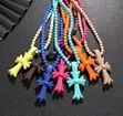 Colourful Necklace with Pendant - 1